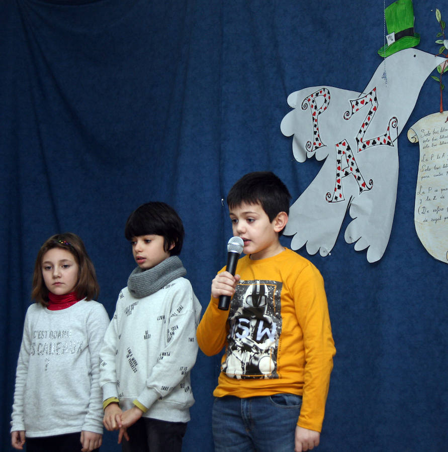 Celebración del Día de la Paz en Cuéllar.