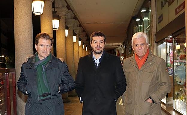 Fernando Conde, Joaquín Perez Azaústre y Rafael Soler.