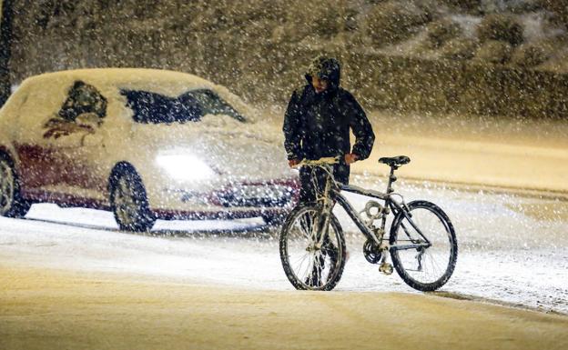 Nevada en León. 