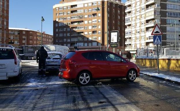 Accidente en la rotonda de Carlos Pinilla. 