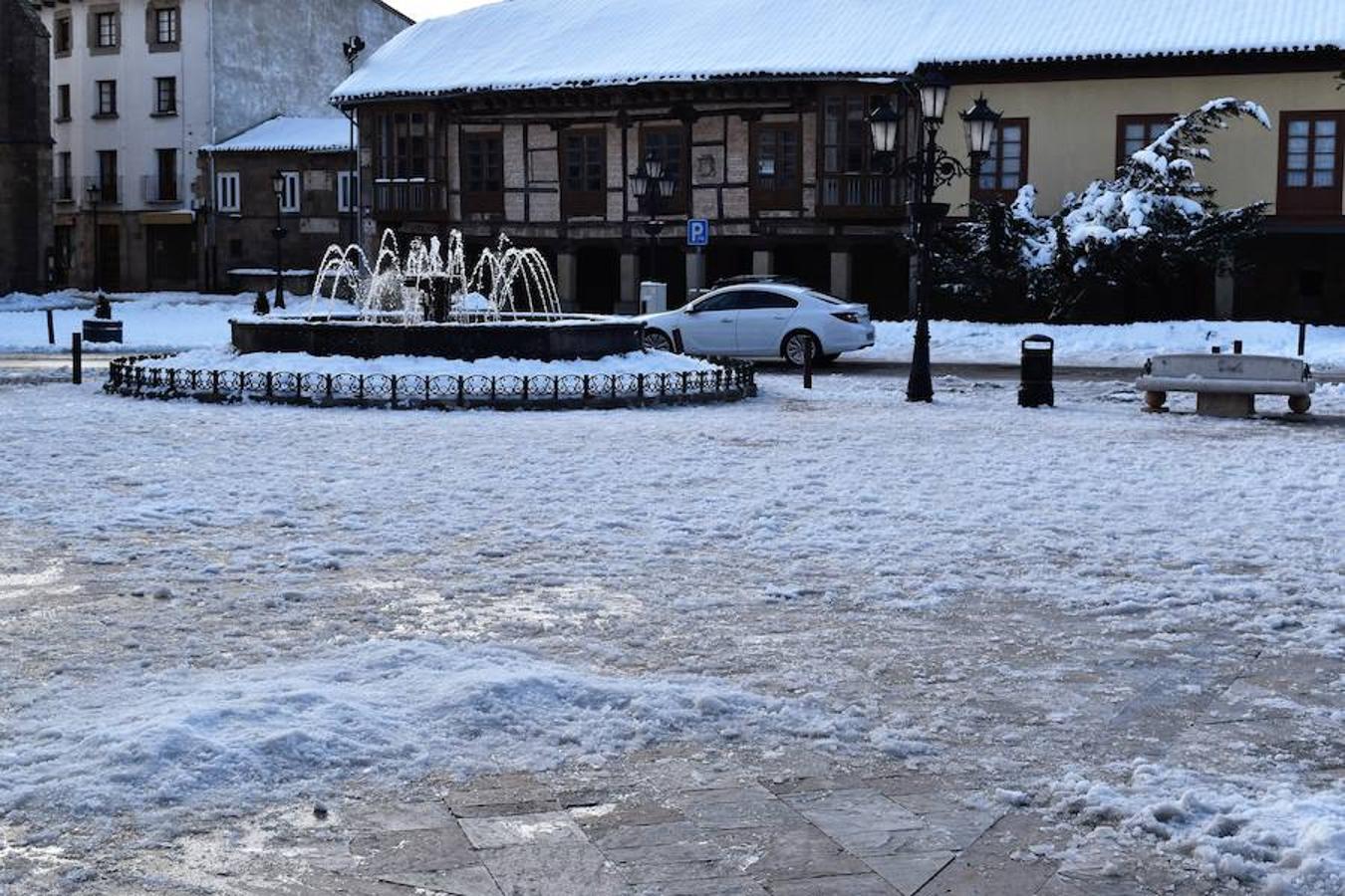 Tras la nieve, llega el hielo a la Montaña Palentina