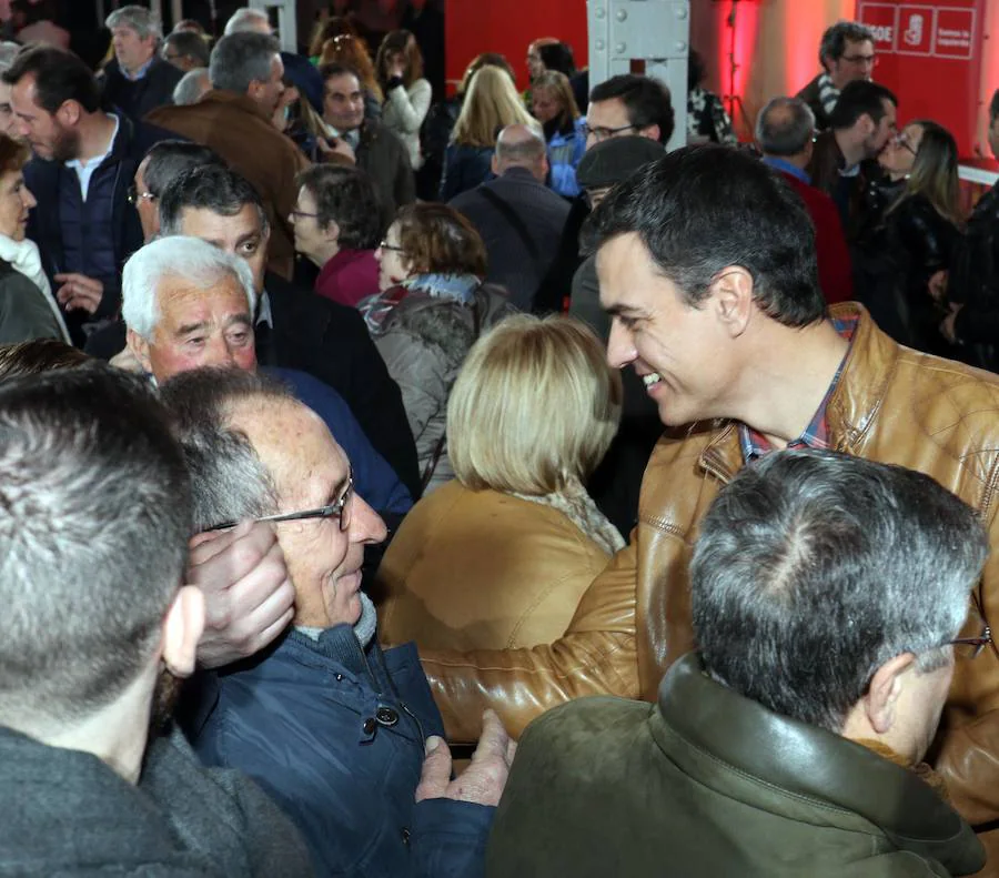 Pedro Sánchez, en la asamblea abierta celebrada en Valladolid