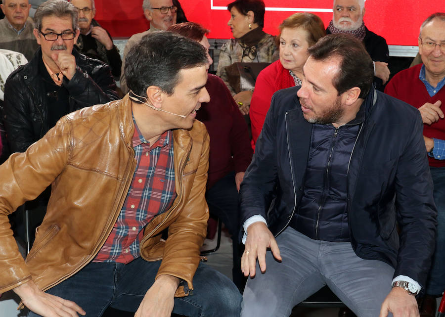 Pedro Sánchez, en la asamblea abierta celebrada en Valladolid