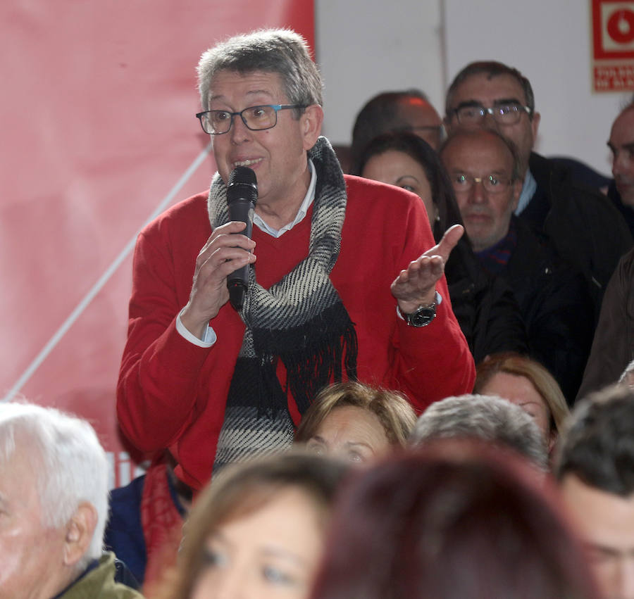 Pedro Sánchez, en la asamblea abierta celebrada en Valladolid