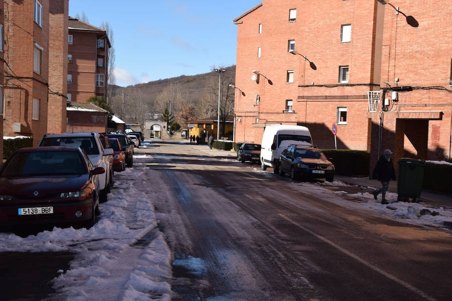 La nieve da una tregua en Guardo