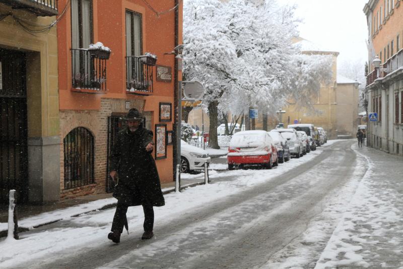 Nieve en la provincia de Segovia