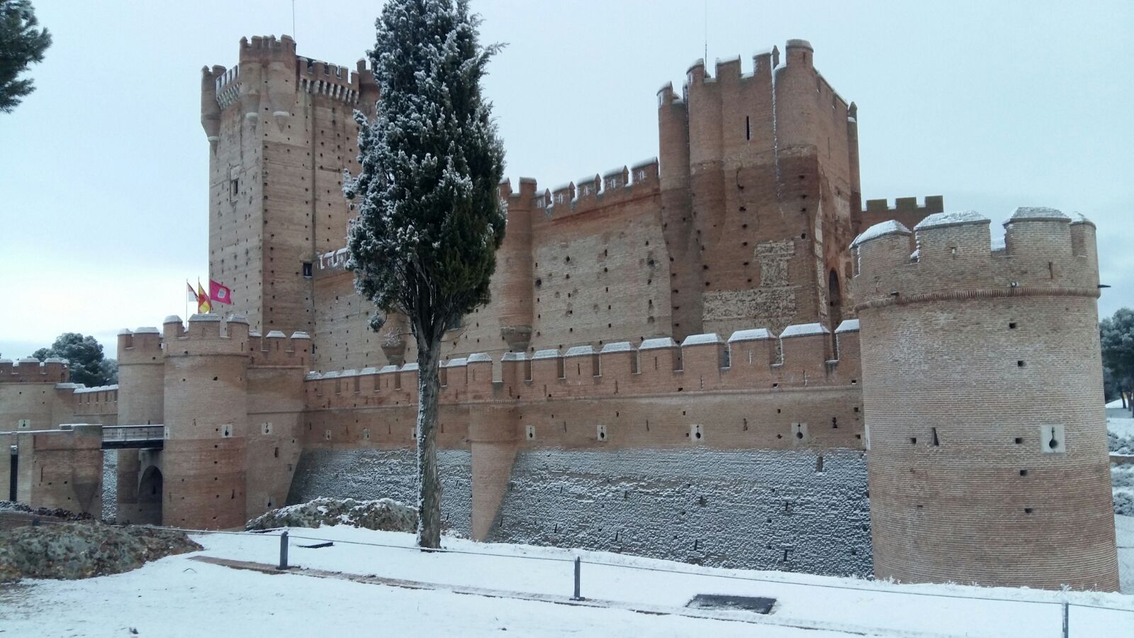 Nieve en Medina del Campo