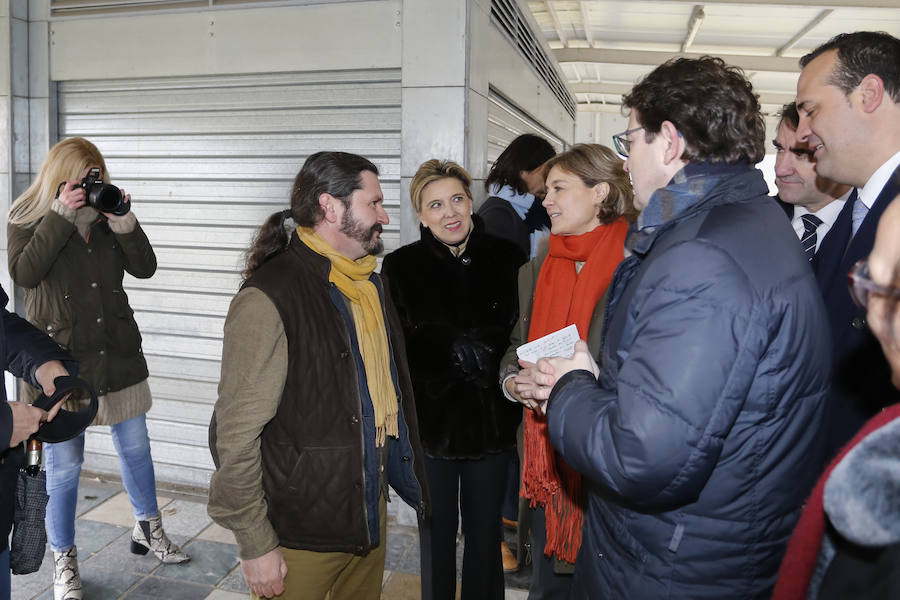 La ministra de Agricultura y Pesca, Alimentación y Medio Ambiente, Isabel García Tejerina, visitó esta mañana el parque fluvial de la Aldehuela, en Salamanca, y la Isla del Soto. 