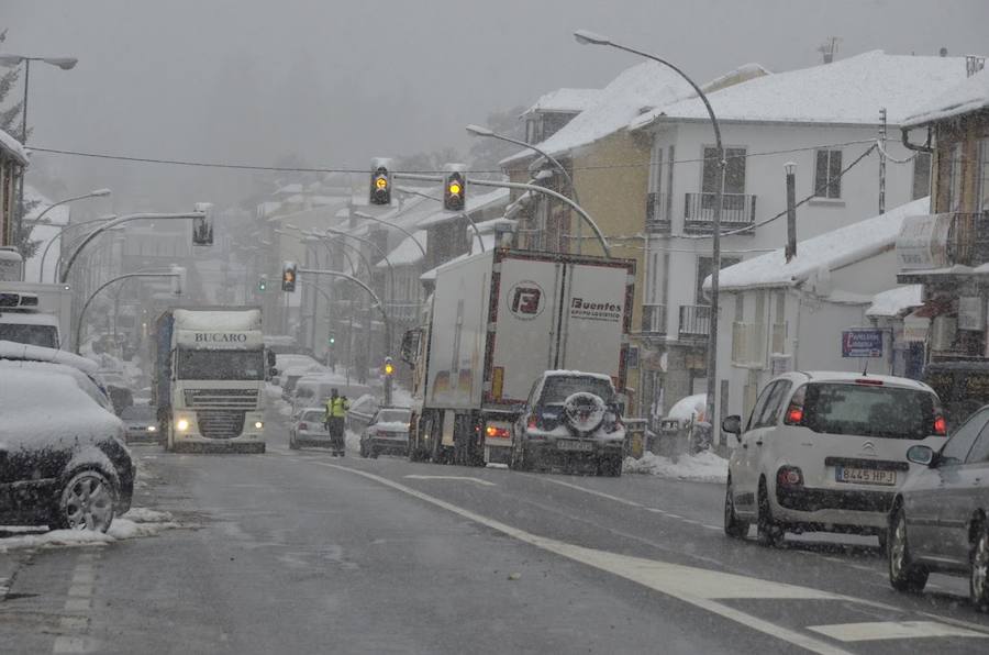 Nieve en El Espinar