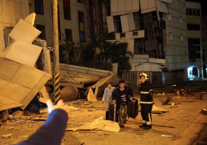 Las impactantes imágenes del terremoto de Taiwan