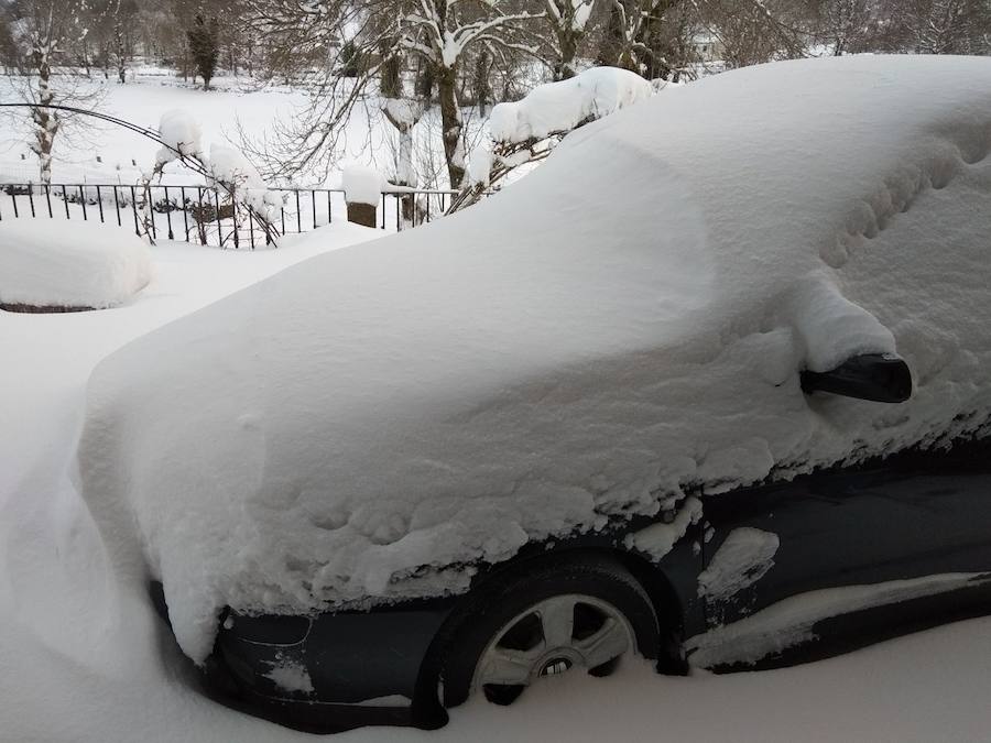 La última nevada se ha dejado sentir sobre todo en el norte