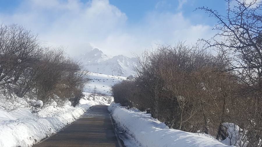 Deja de nevar en Palencia, pero la nieve tardará en marcharse
