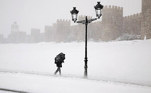 La Aemet prevé para el lunes nieve en el norte de Burgos, León, Palencia, Ávila y Segovia