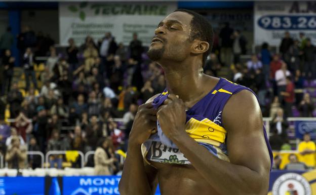 Lamont Barnes, en su anterior etapa en Valladolid. 