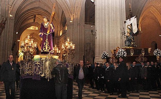 Viacrucis de anuncio de la Cuaresma celebrado el año pasado.