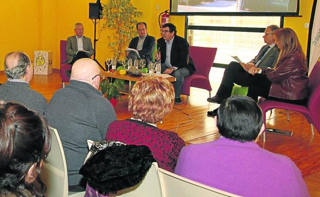 Román Rodríguez, Jesús Mazariegos, Eloy de la Pisa, Manuel Fernández y María Eugenia del Olmo.