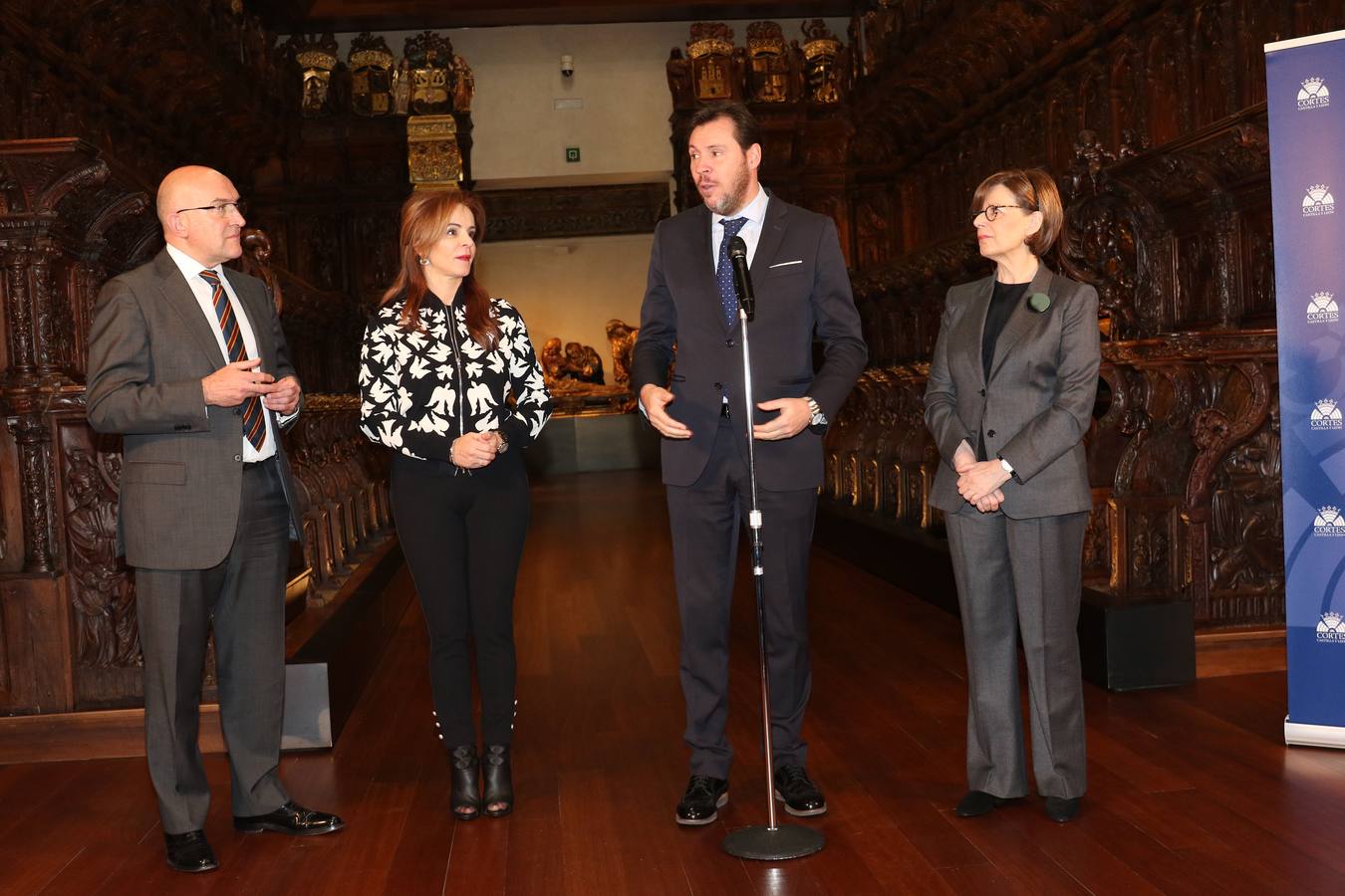 Reunión de la Mesa y Junta de Portavoces de las Cortes en el Colegio San Gregorio de Valladolid