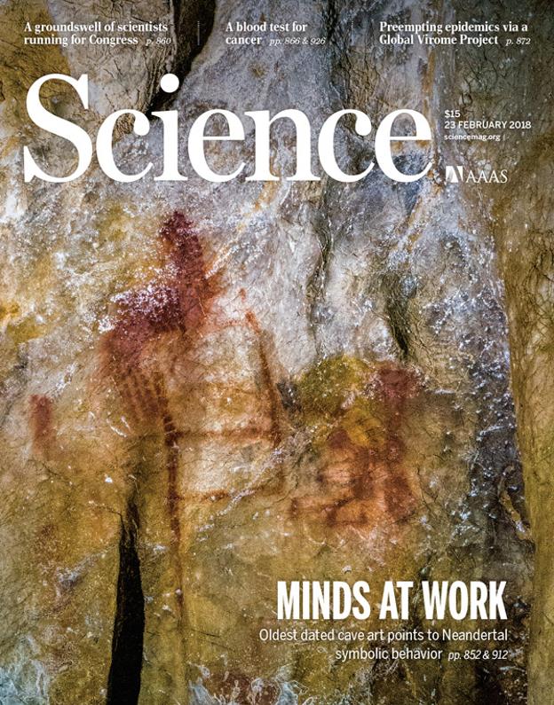 Portada de Science que se ha publicado hoy