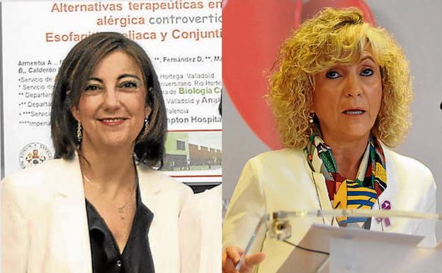 Las doctoras Alicia Armentia y Verónica Casado.