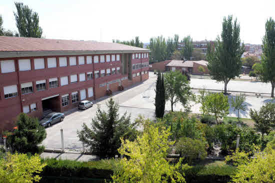 Vista general del colegio Antonio Machado, en Pilarica.