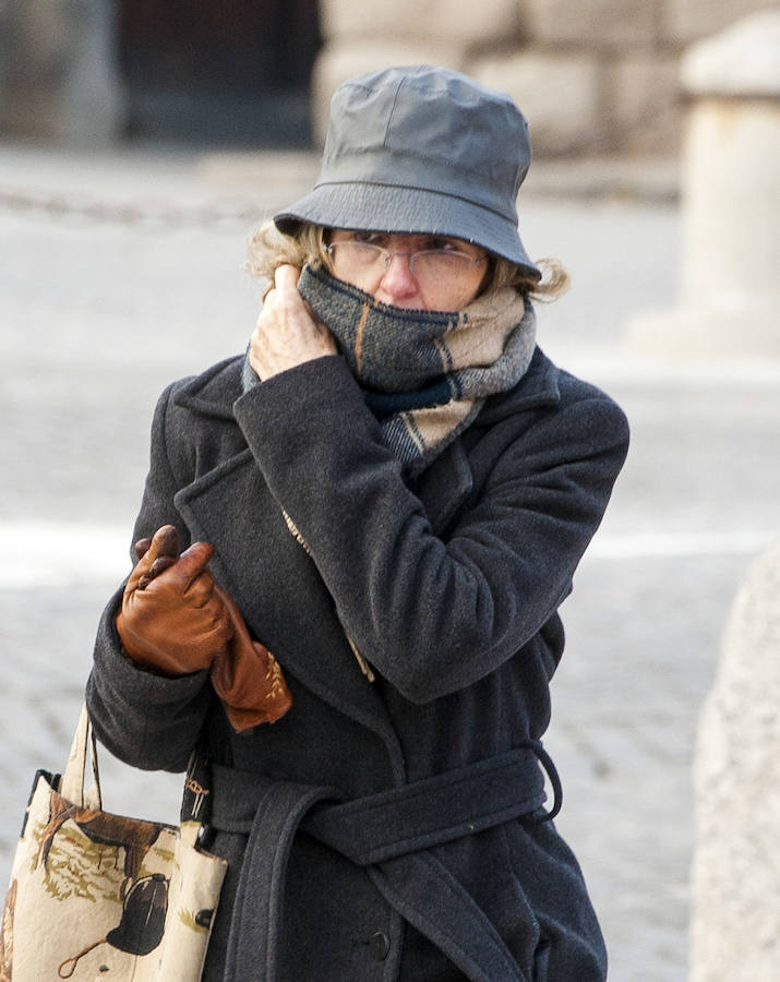 Fotos: Jornada de frío intenso en Segovia