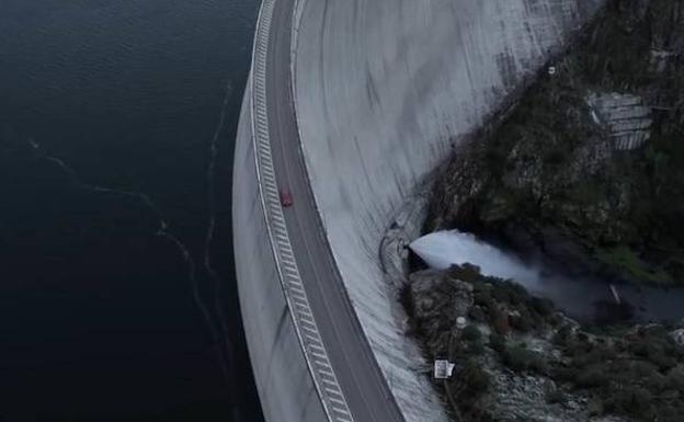 Una de las imágenes aéreas obtenidas durante el rodaje.