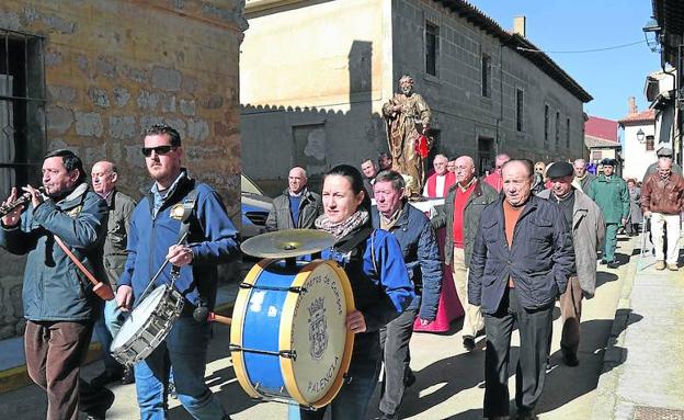 Procesión de San Matías en Astudillo, este fin de semana.