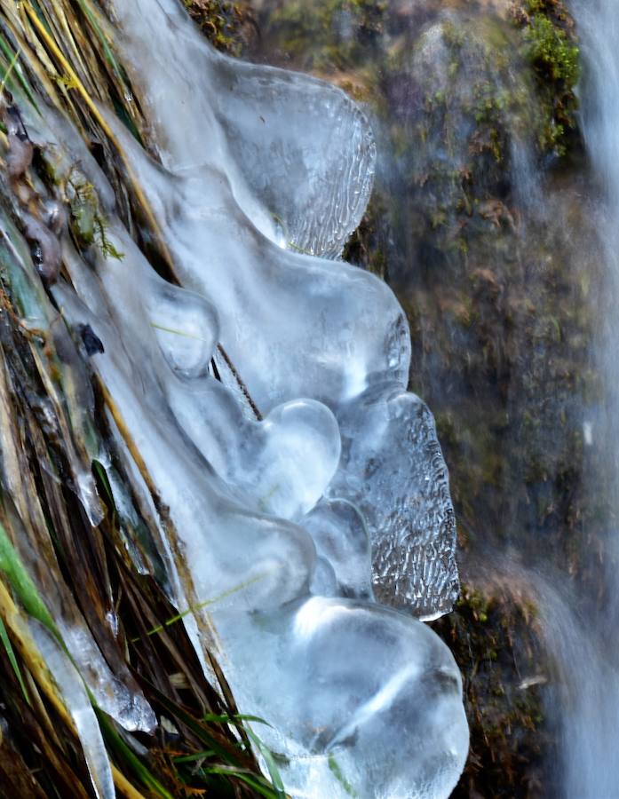 Fotos: Hielo y bajas temperaturas en Covalagua