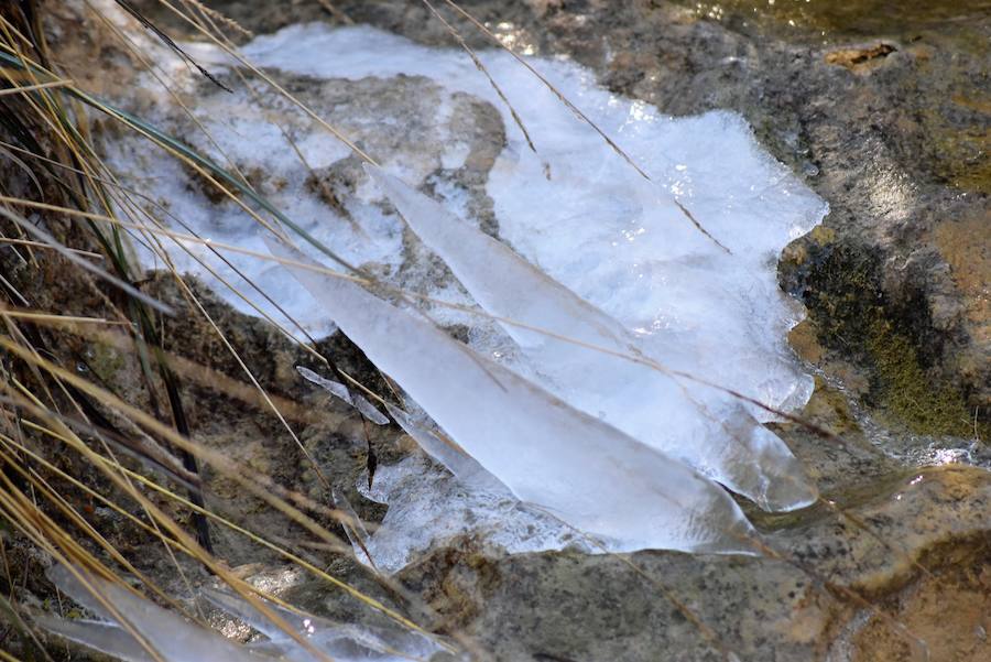 Fotos: Hielo y bajas temperaturas en Covalagua