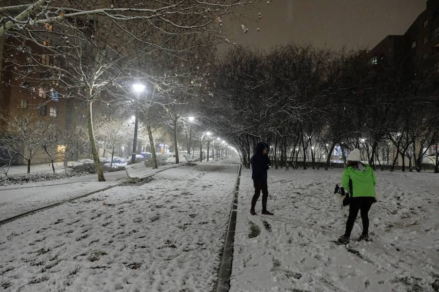 Fotos: Nieva en Valladolid