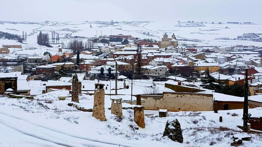 Fotos: Nieve en Baltanas