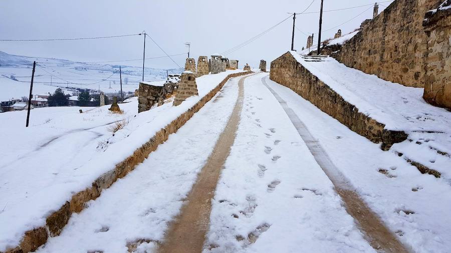 Fotos: Nieve en Baltanas