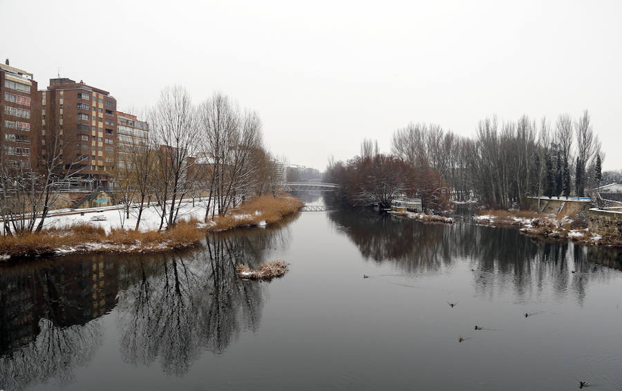 Fotos: La capital palentina se tiñe de blanco II