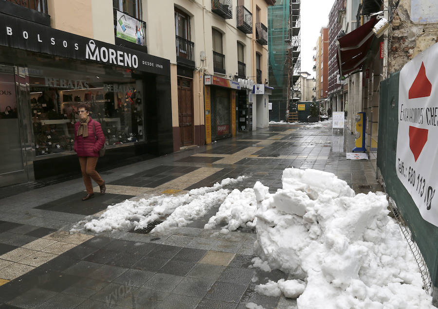 Fotos: La capital palentina se tiñe de blanco II