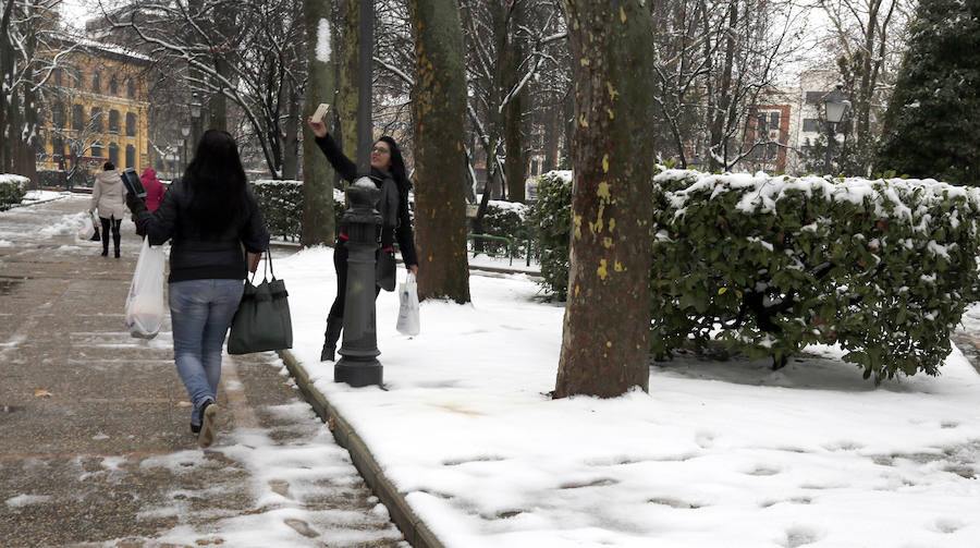 Fotos: La capital palentina se tiñe de blanco II