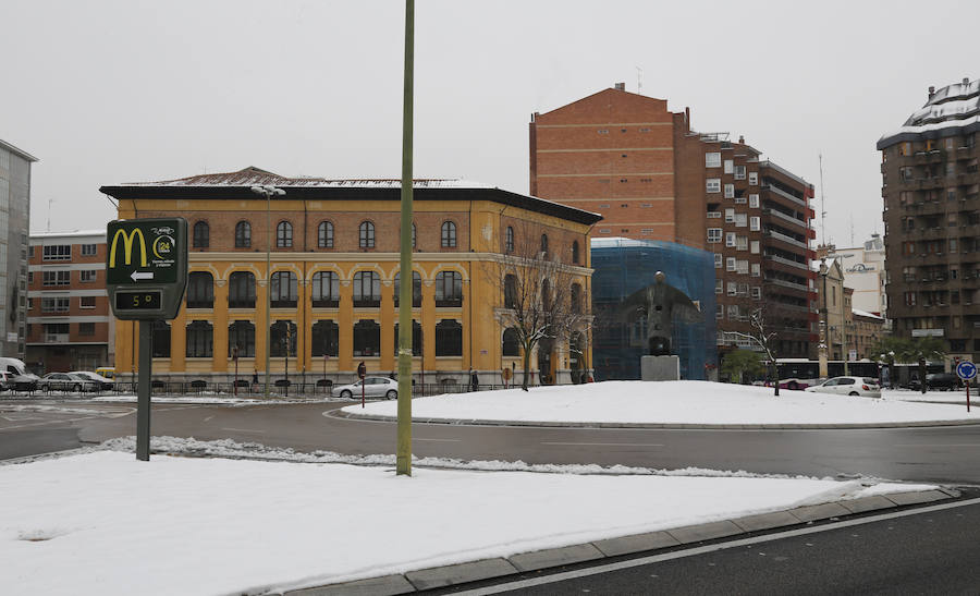 Fotos: La capital palentina se tiñe de blanco II