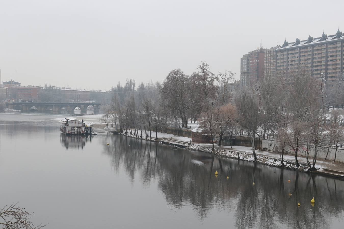Fotos: Las bellas estampas que la nieve ha dejado en Valladolid