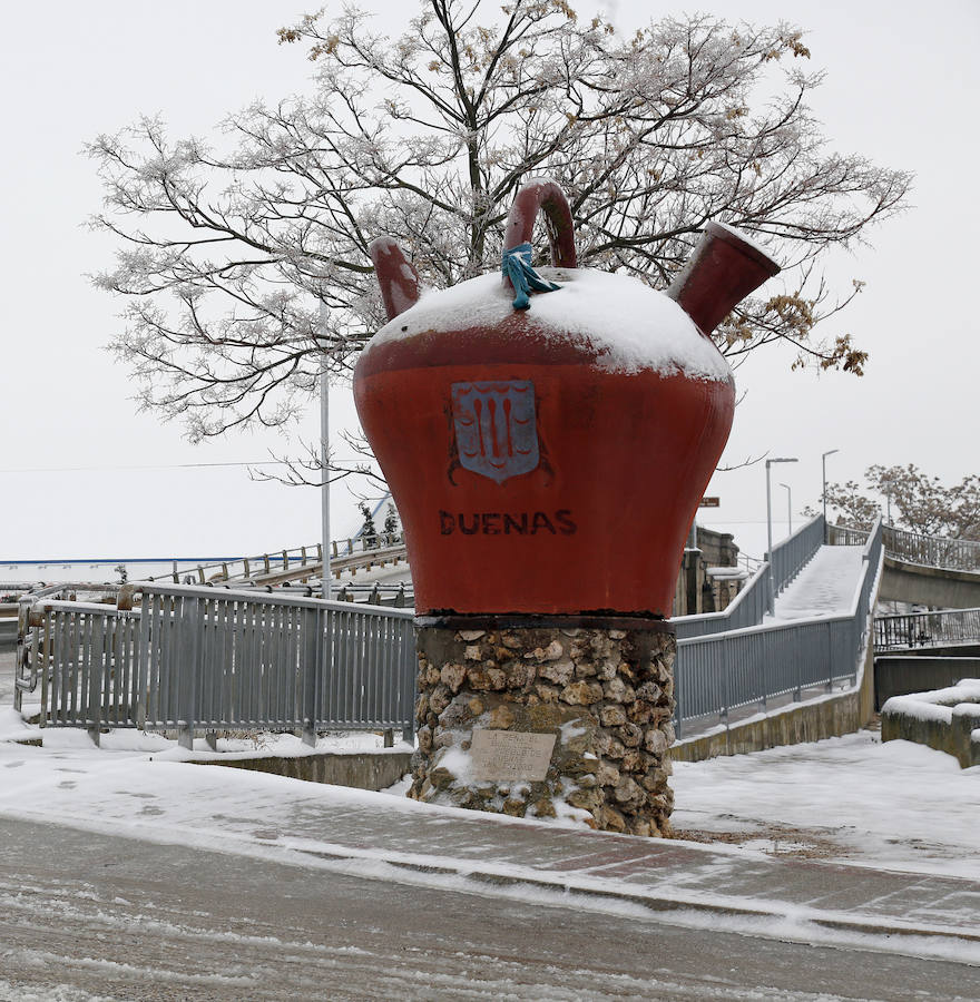 Fotos: Imágenes nevadas en Dueñas