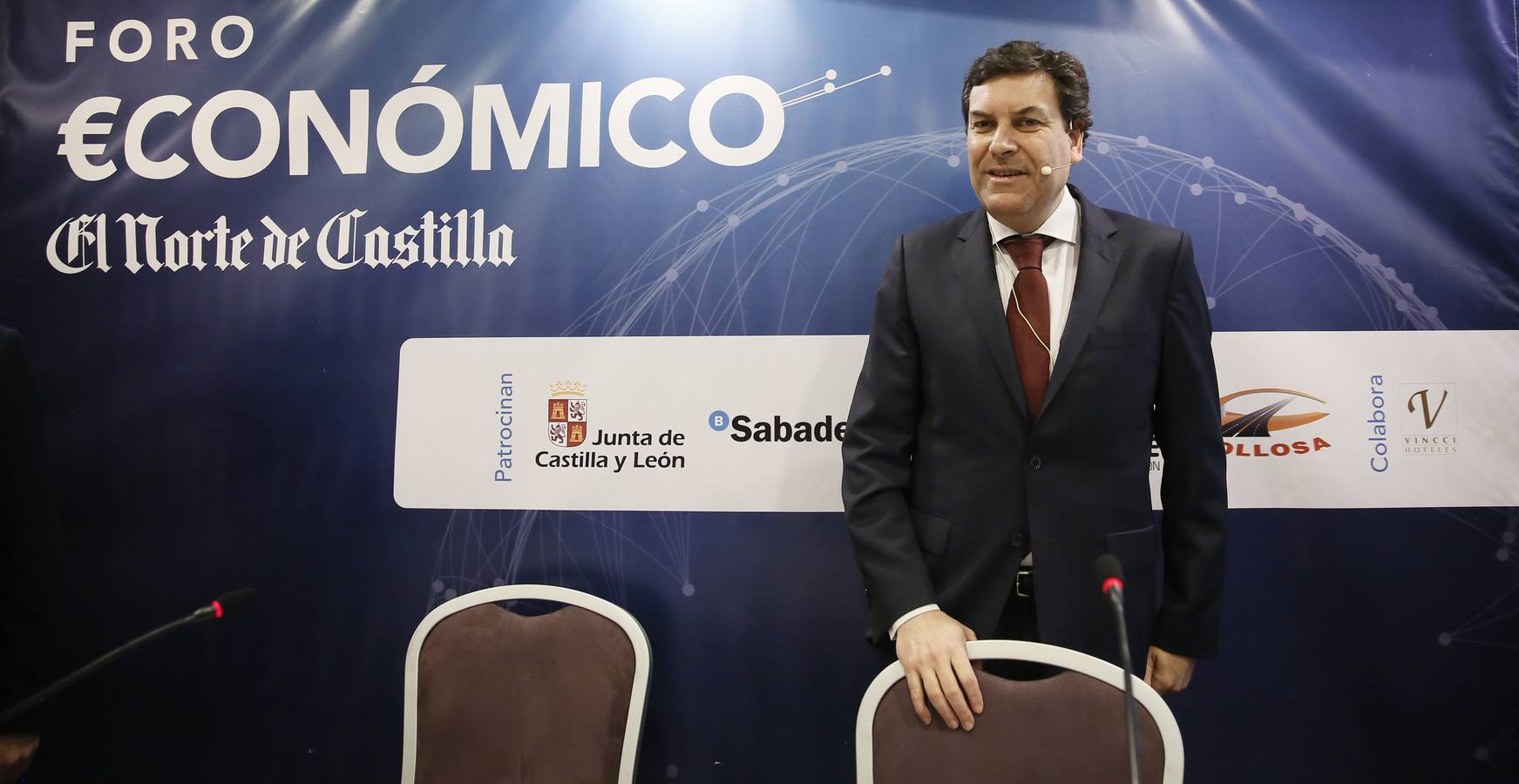 En su intervención, el consejero de Empleo de la Junta de Castilla y León, ha analizado los retos de su departamento