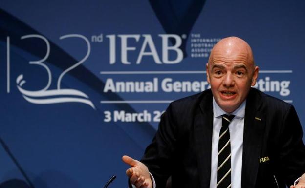 El presidente de la FIFA, Gianni Ingantino. 