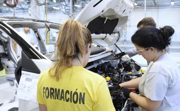 Fabrica de montaje de Renault en Valladolid.