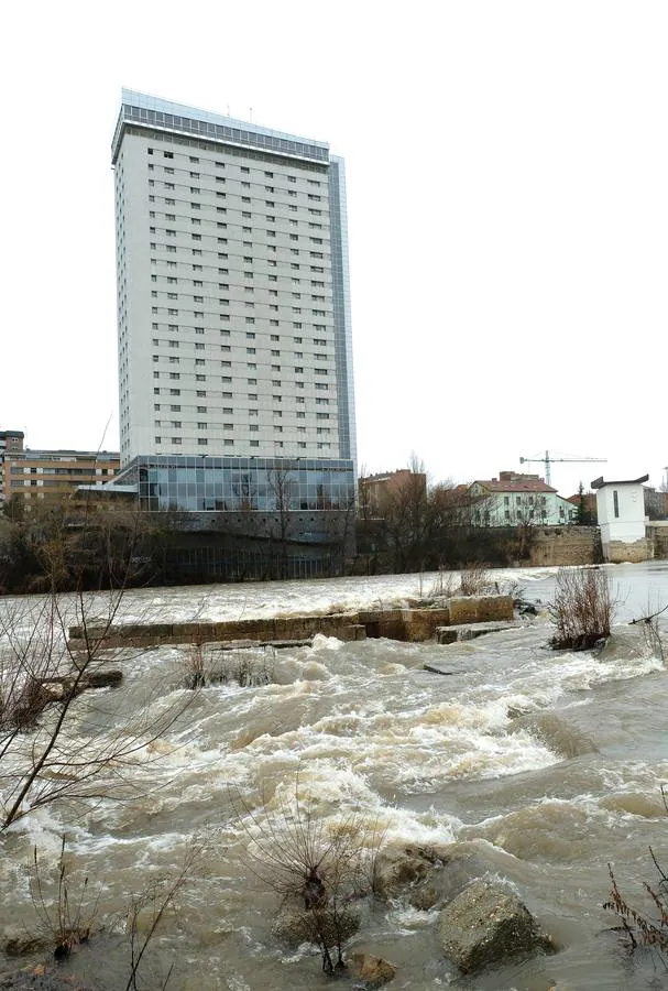 El Pisuerga a su paso por Valladolid.