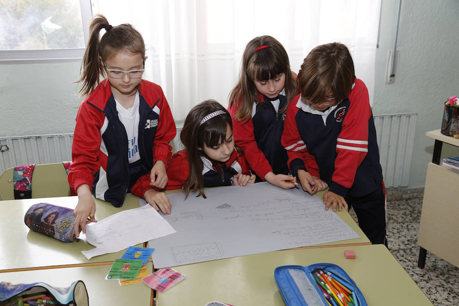 Fotos: El colegio Sagrado Corazón de Venta de Baños, en imágenes