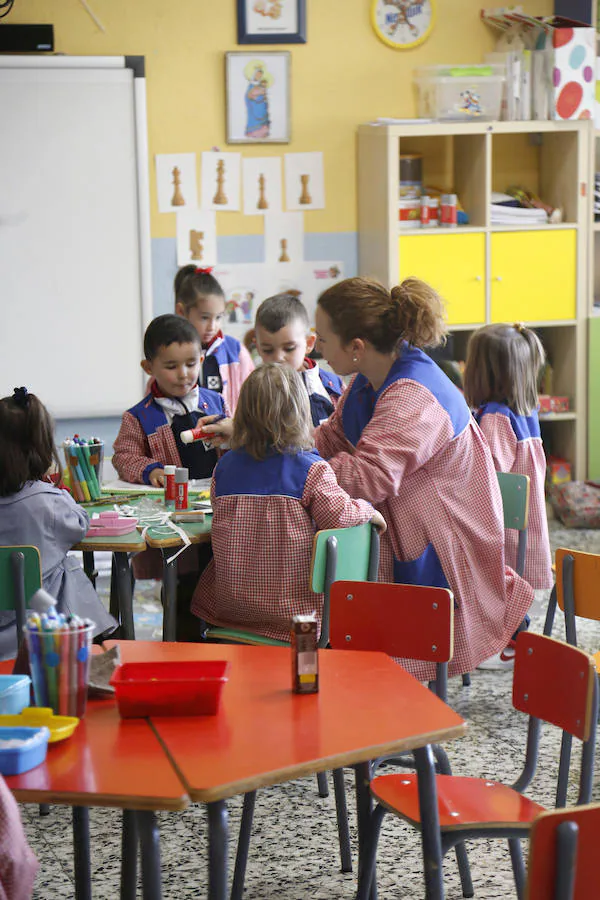 Fotos: El colegio Sagrado Corazón de Venta de Baños, en imágenes