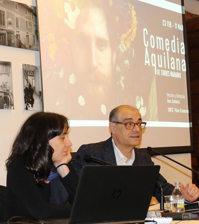 La directora de la compañía de teatro Nao d"amores habó sobre 'Literatura y música en escena' en el ciclo que organiza la Fundación Miguel Delibes en la Casa de Cervantes