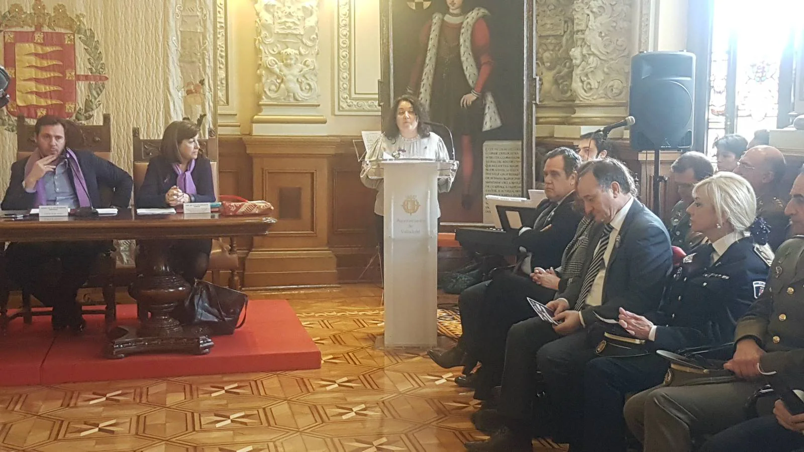 Durante el acto se ha hecho entrega del premio de igualdad a Henar Sastre, fotógrafa de El Norte de Castilla