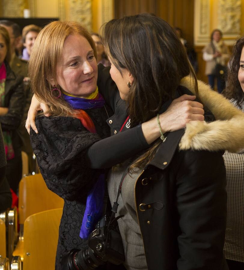 Durante el acto se ha hecho entrega del premio de igualdad a Henar Sastre, fotógrafa de El Norte de Castilla