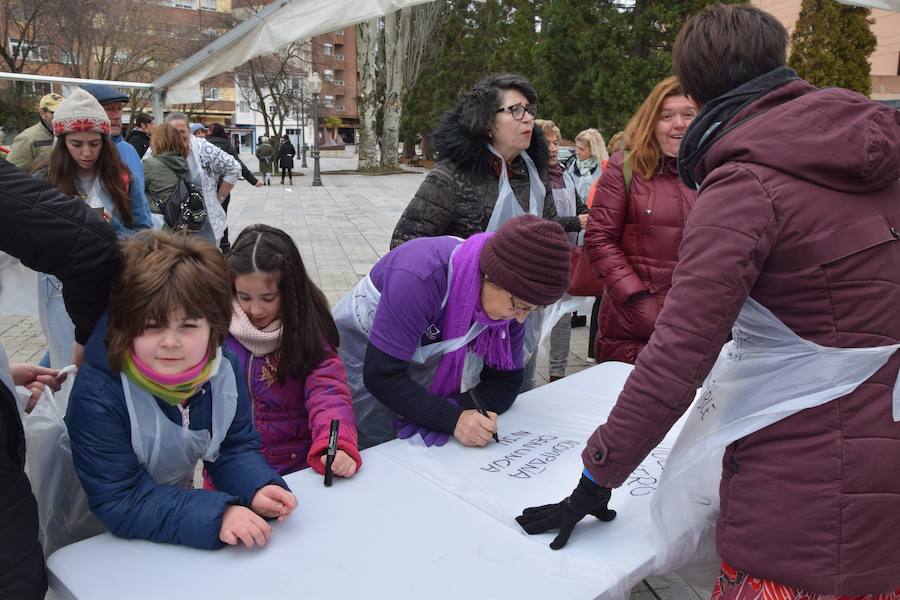 Fotos: Concentración en Guardo en la jornada del 8-M