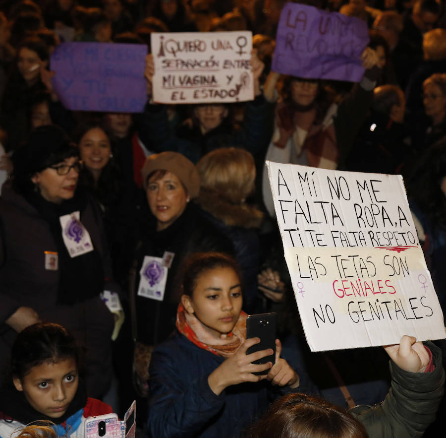 Fotos: El colofón reivindicativo del 8-M en Palencia