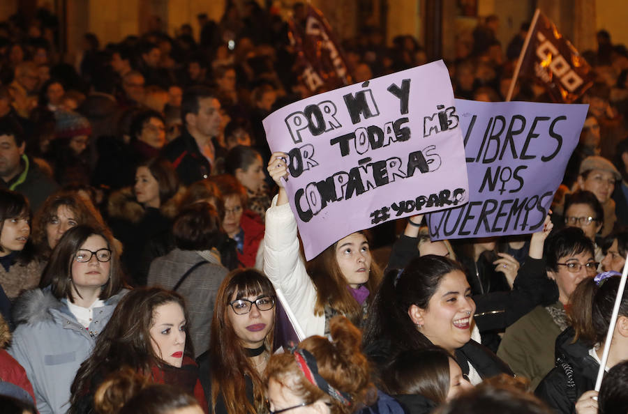 Fotos: El colofón reivindicativo del 8-M en Palencia